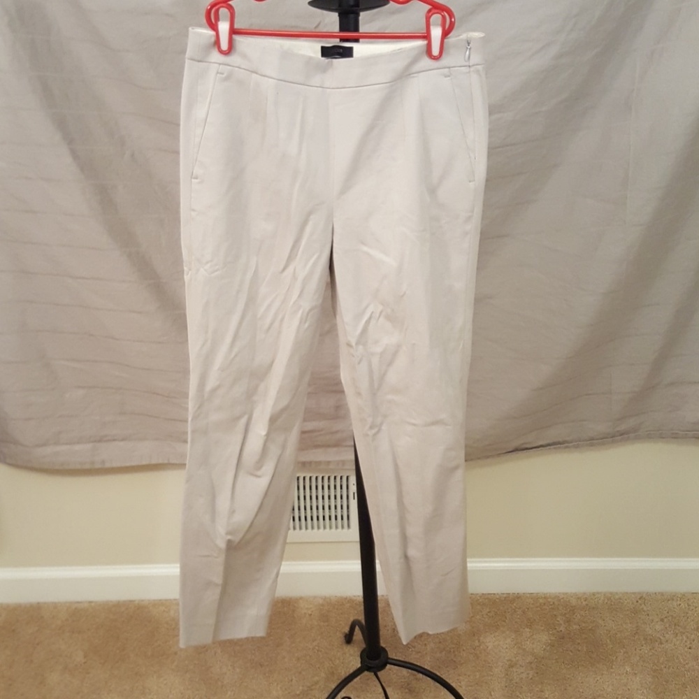J. Crew Silver suit pants